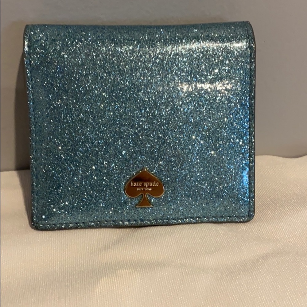 Kate Spade glitter wallet